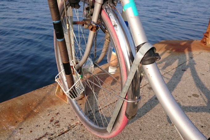 釣り仕様　自転車　改造