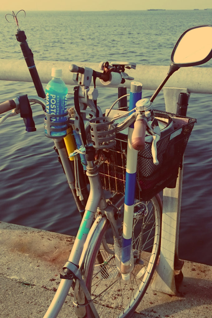 釣り仕様　自転車　改造